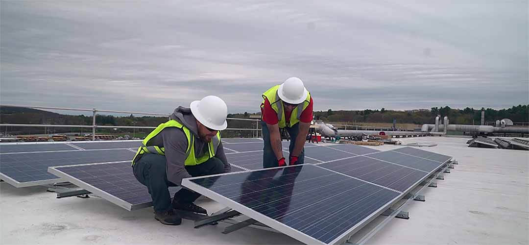 Installing Solar on Flat Roof Commercial Buildings